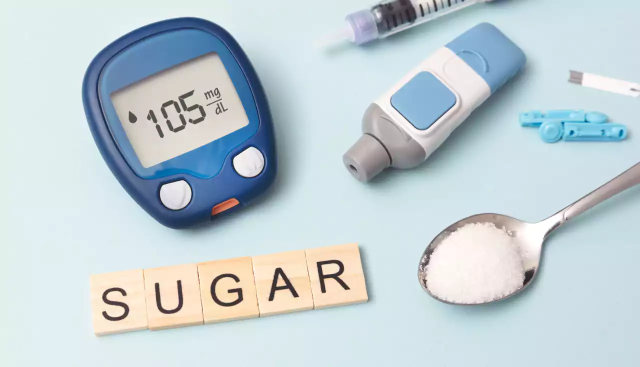 Treatment and controlling diabetes concept