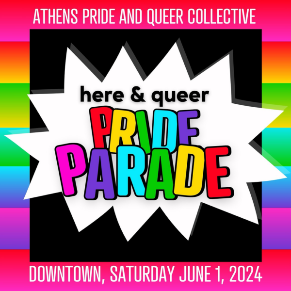 Athens Pride and Queer Collective Athens Pride Parade 2024 image and logo