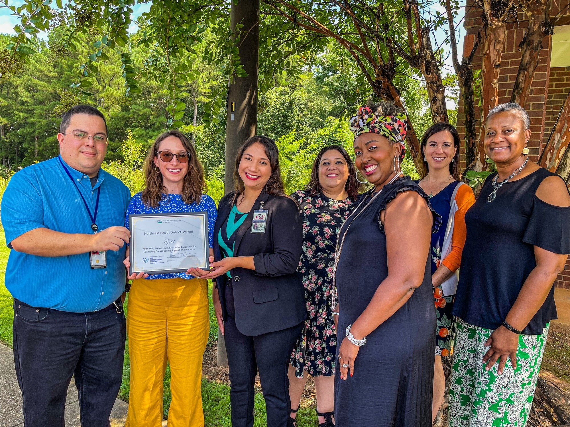 Group of Northeast Health District WIC staff, with Georgia DPH and USDA WIC representatives